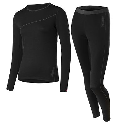 Превью  Комплект термобелья LOEFFLER Transtex Merino Women Black (21/22)